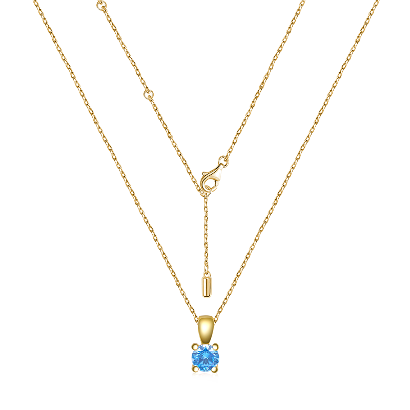 Gnoce Sparkling Birthstone Necklace_2