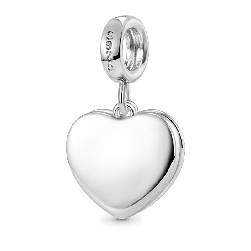 Gnoce "Big Sister" Heart Double Pendant Dangle Charm_2