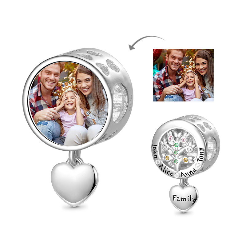 Gnoce Family Tree Engravable Photo Charm_1