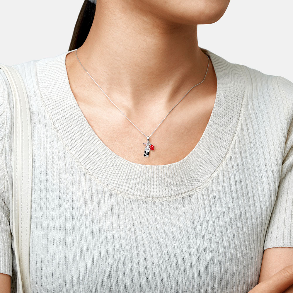 Gnoce Milk & Strawberry Fruit Necklace_3