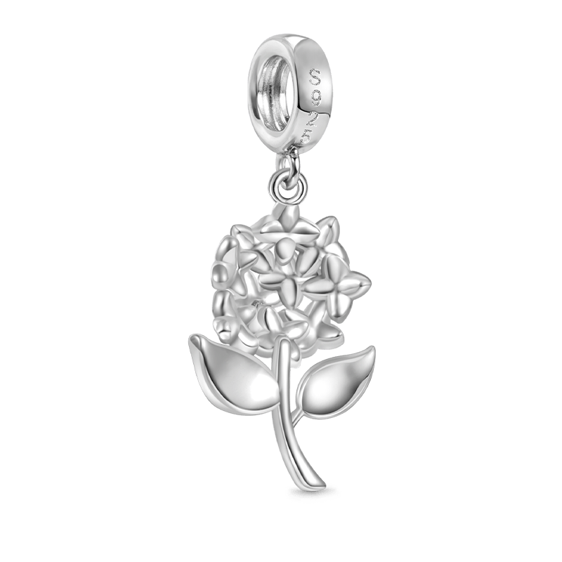Gnoce Blooming Hydrangea Pendant Dangle Charm_2
