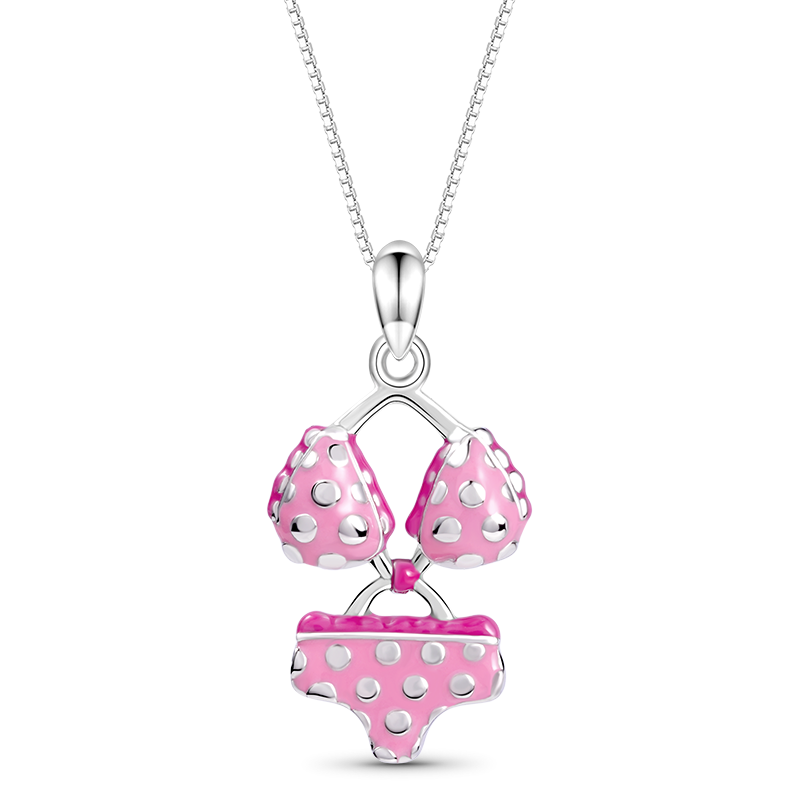 Gnoce Pink Bikini Necklace_1