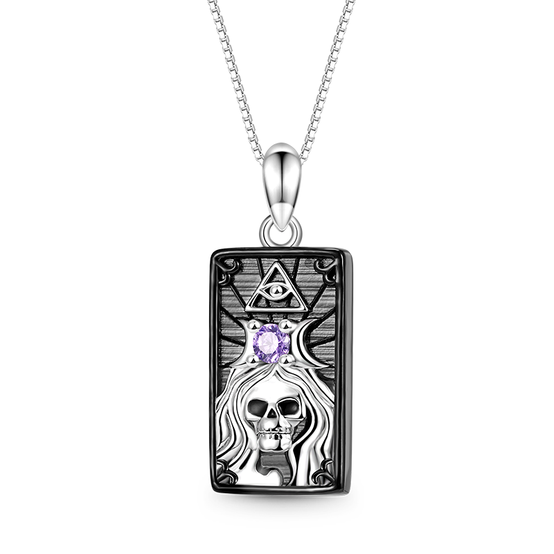 Gnoce "the High Priestess" Tarot Necklace_1