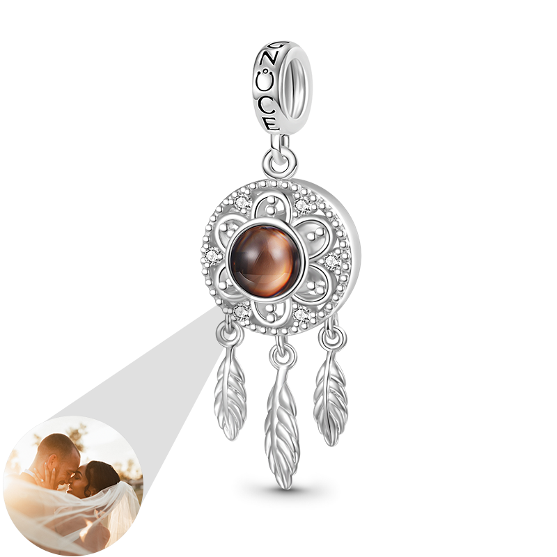 Gnoce Projection Dream Catcher Photo Pendant Dangle Charm_1