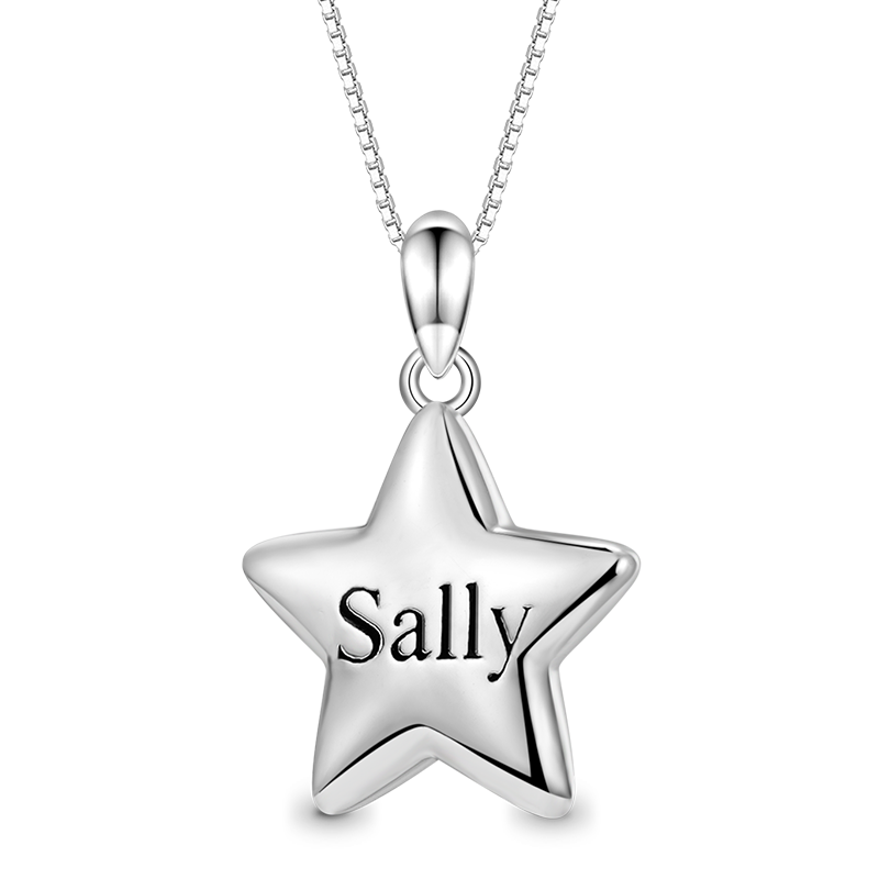 Gnoce Engravable Star Necklace_1