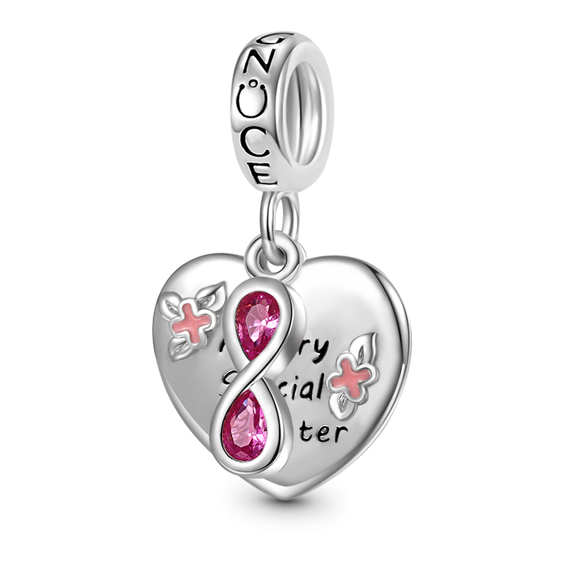Gnoce Infinite Love Heart Pendant Dangle Charm_2