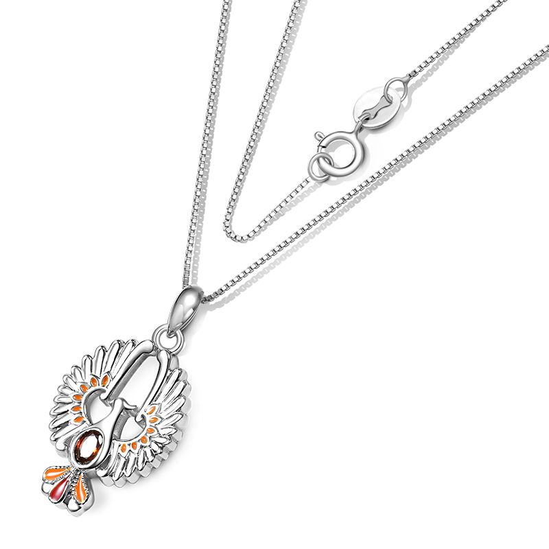 Gnoce Sparkling Phoenix Necklace_2