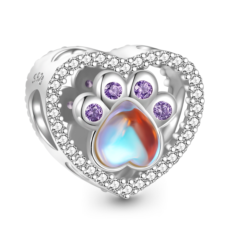 Gnoce Pet Paw Heart Charm_2