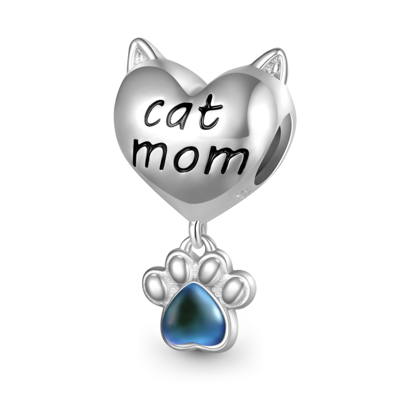 Gnoce Pet Cat Mom Paw Mood Charm_2