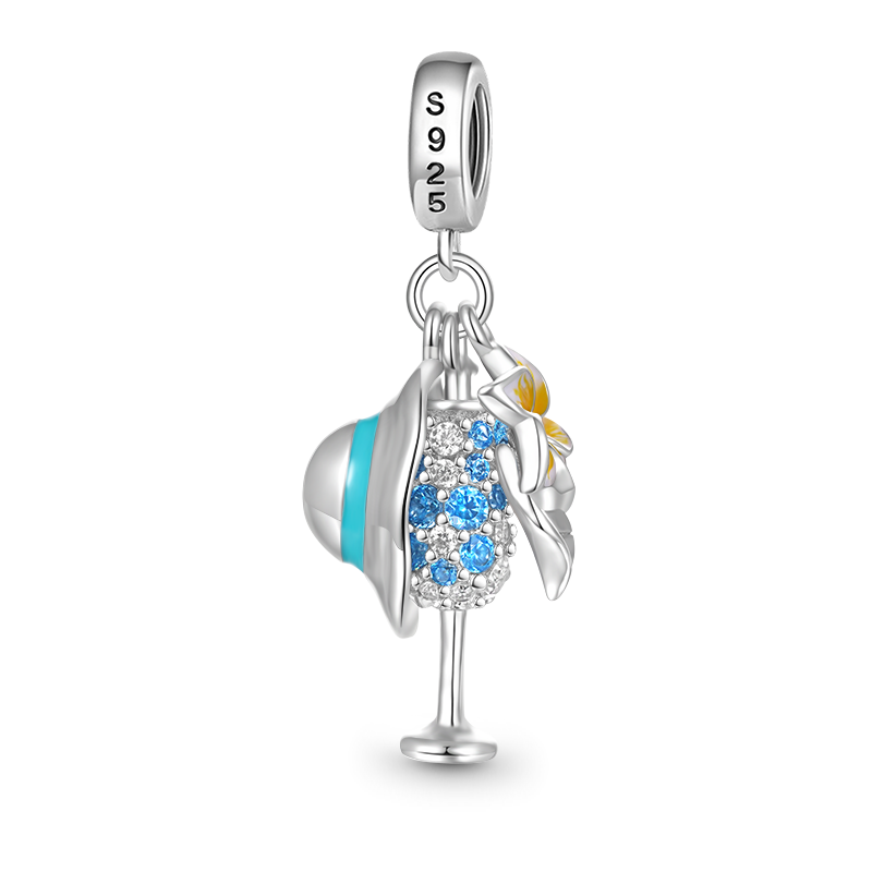 Gnoce Vacation Life Triple Pendant Dangle Charm_2