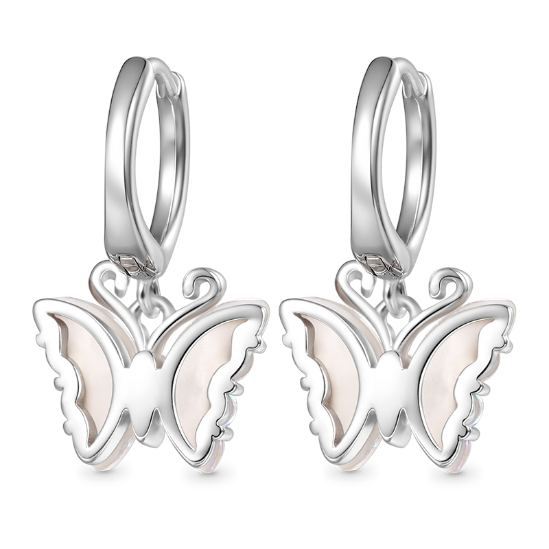 Gnoce Fantasy Butterfly Leverback Dangle Earrings_2