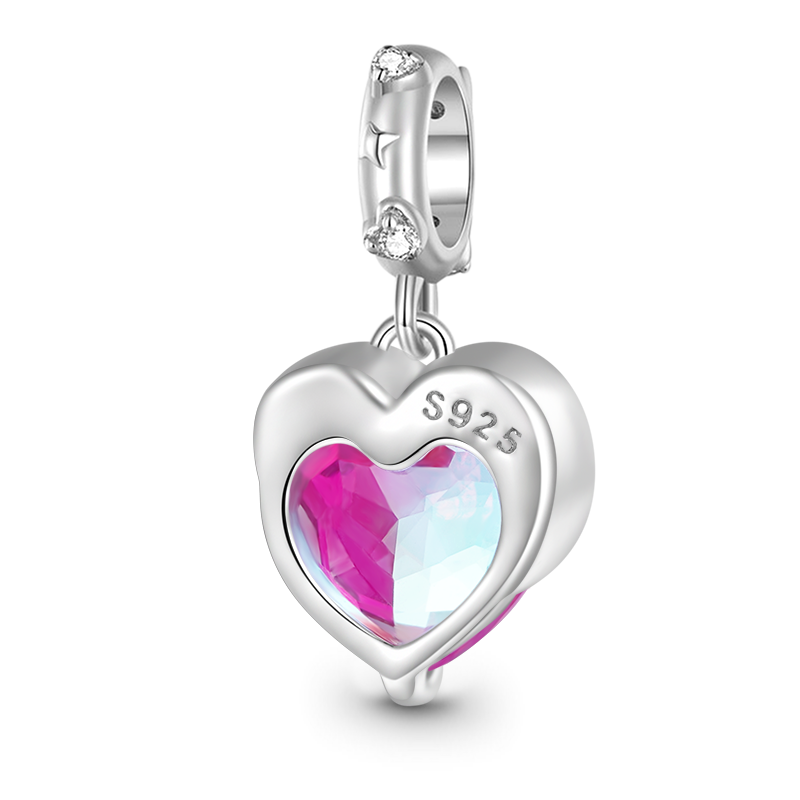 Gnoce Melting Heart Pendant Dangle Charm_2