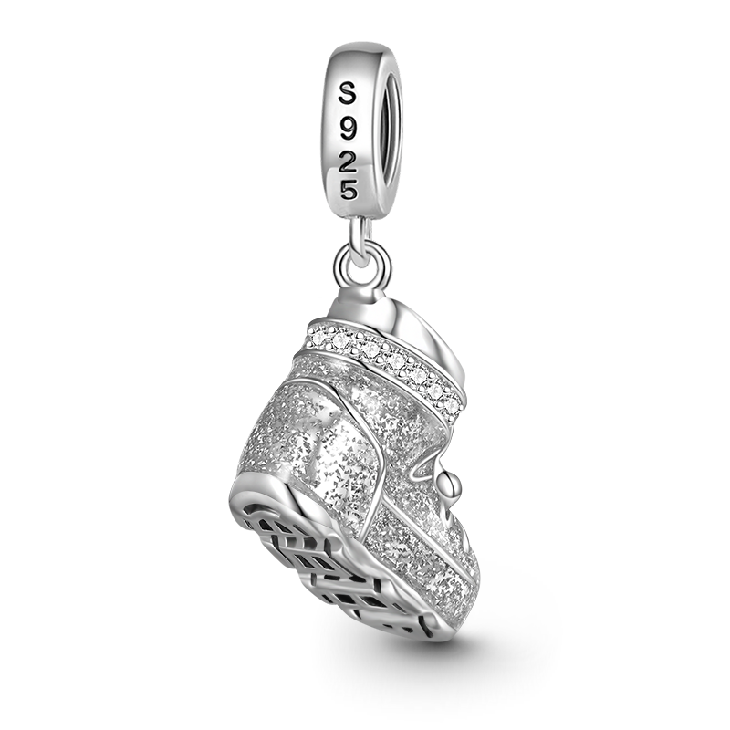 Gnoce Sparkling Snowshoes Pendant Dangle Charm_2