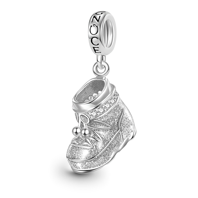 Gnoce Sparkling Snowshoes Pendant Dangle Charm_1