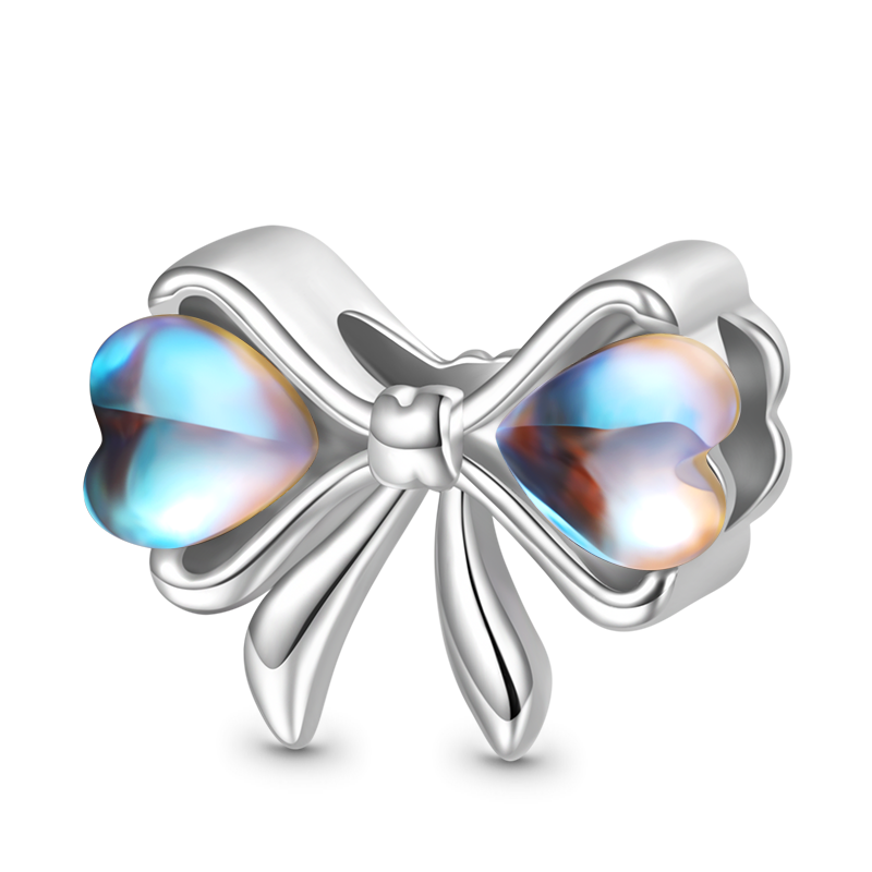Gnoce Moonstone Bow Tie Charm_1