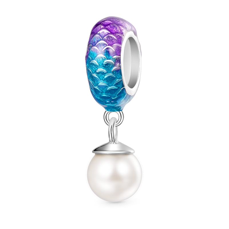 Gnoce Fantasy Fish Scale Pearl Stopper Charm_1
