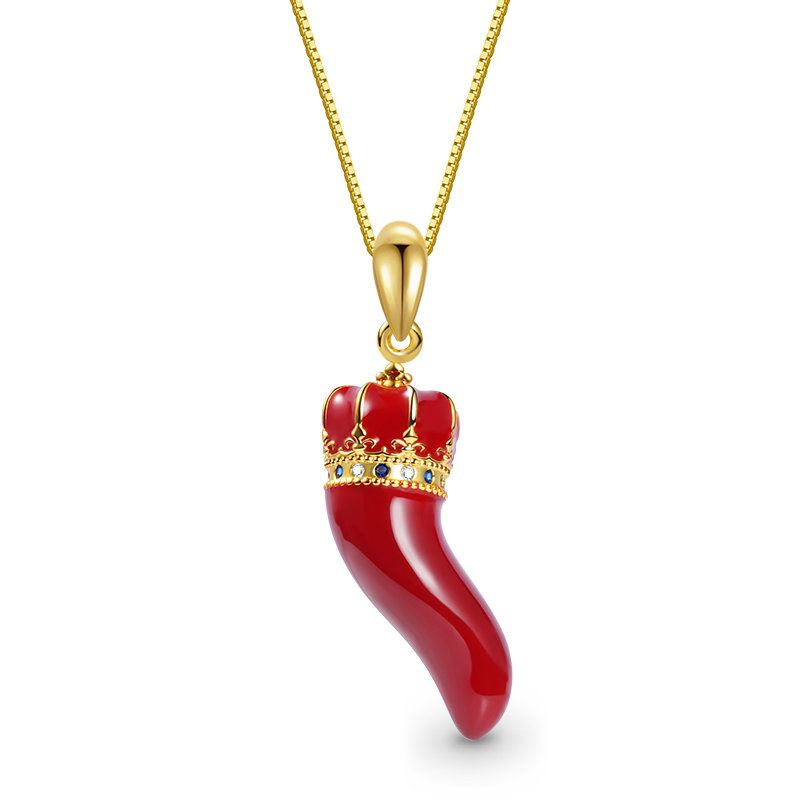 Gnoce Lucky Horn Necklace_1