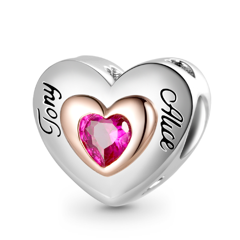 Gnoce Love Heart Engravable Charm_1