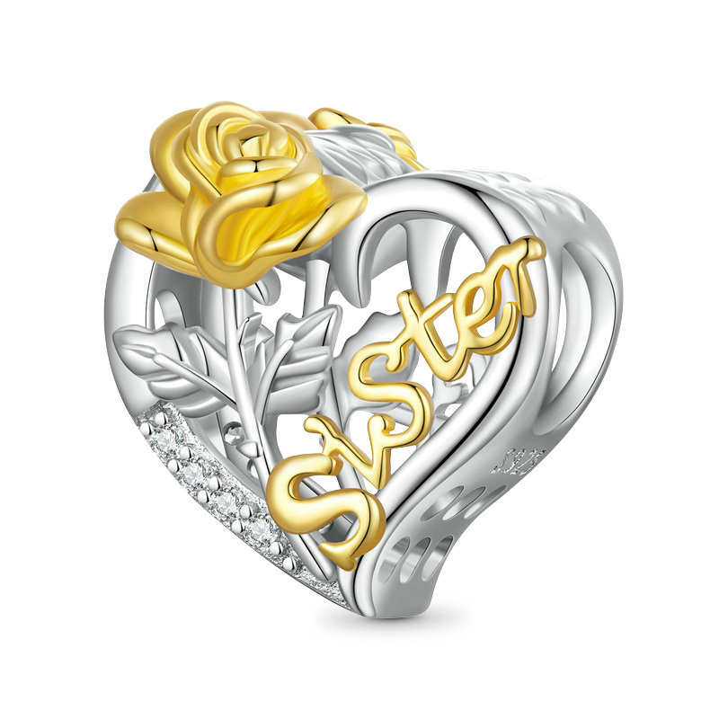 Gnoce Love Sister Heart Charm_1