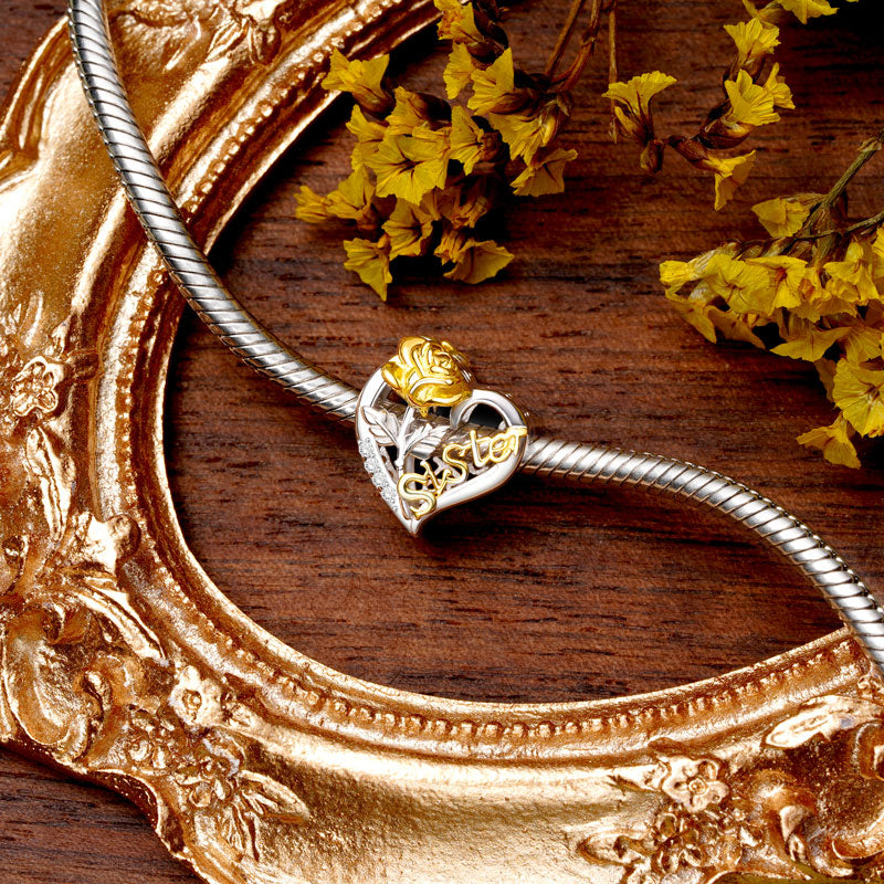 Gnoce Love Sister Heart Charm_2