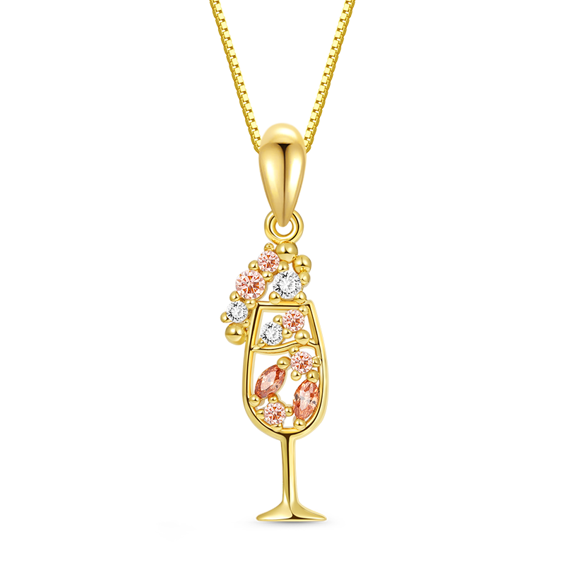 Gnoce Champagne Cocktail Necklace_1