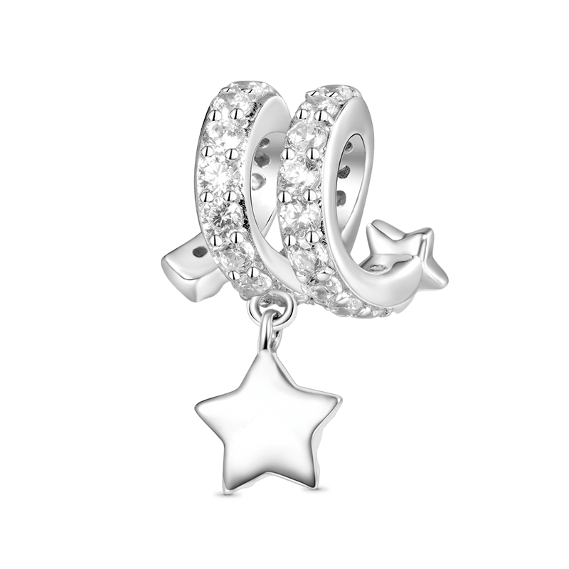 Gnoce Moonstone Meteor Star Charm_2
