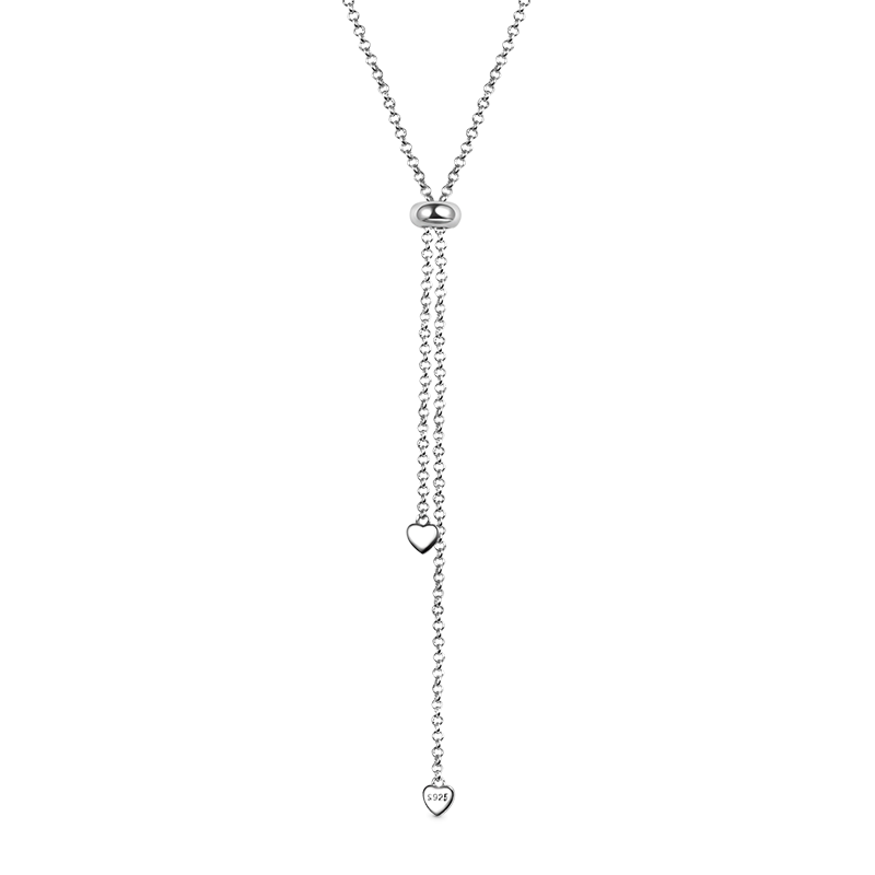 Gnoce Pearl Shaped Chain Necklace Fit for Beads_2