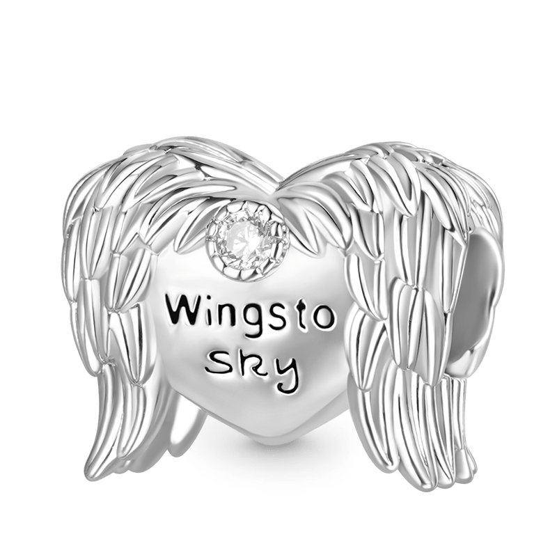 Gnoce "Wing to Sky, Roots to Come Home" Love Wings Charm_1