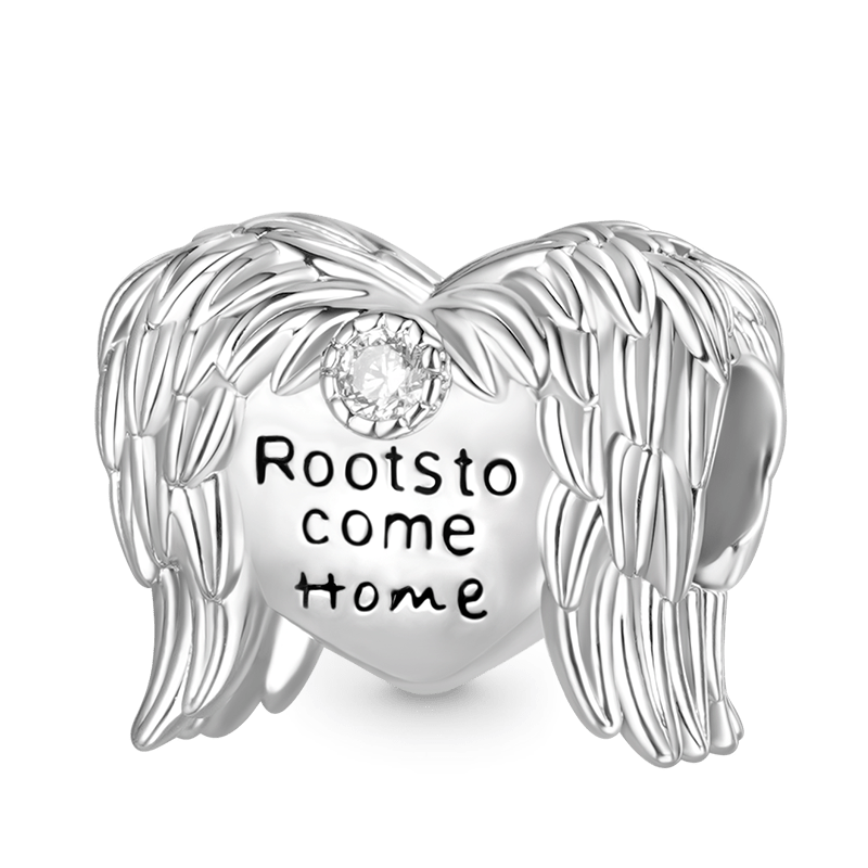 Gnoce "Wing to Sky, Roots to Come Home" Love Wings Charm_2