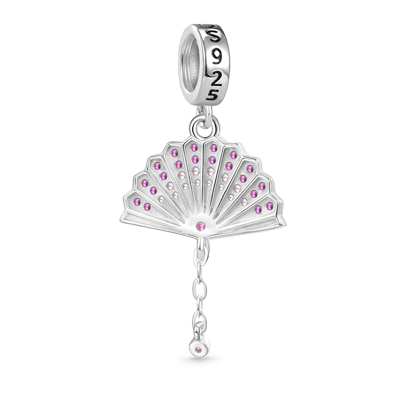 Gnoce Sparking Fan Pendant Dangle Charm_2