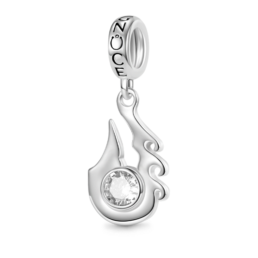 Gnoce Sparkling Fish Hook Pendant Dangle Charm_1