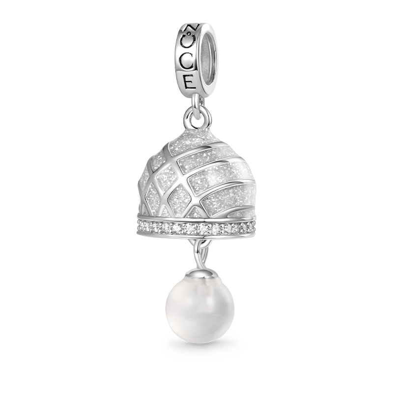 Gnoce Silver Bell Pendant Dangle Charm_1