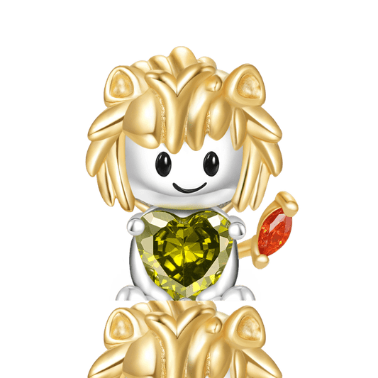 Gnoce Leo Constellation Embraces Heart Gem Charm_1