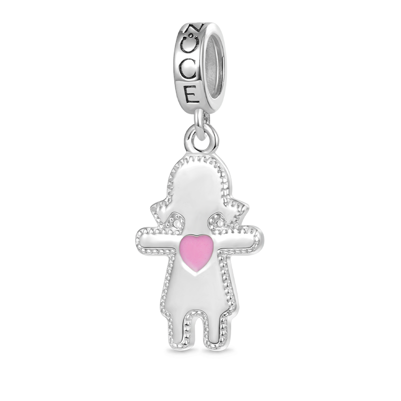 Gnoce Little Girl Pendant Dangle Charm_1