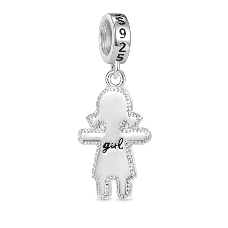 Gnoce Little Girl Pendant Dangle Charm_2