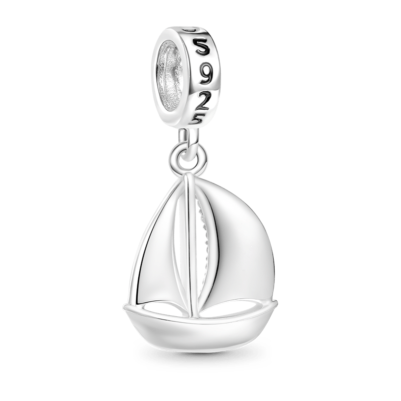 Gnoce Sailing Boat Pendant Dangle Charm_2