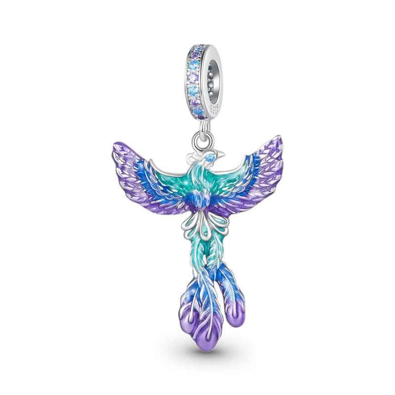 Gnoce Phoenix Charm Platinum-plated Silver Blend_1