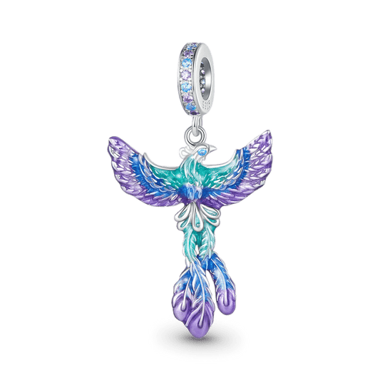 Gnoce Phoenix Charm Platinum-plated Silver Blend_1