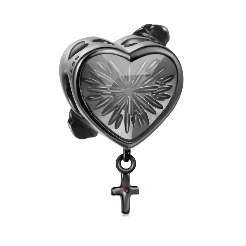 Gnoce Halloween Dark Rose Charm_2