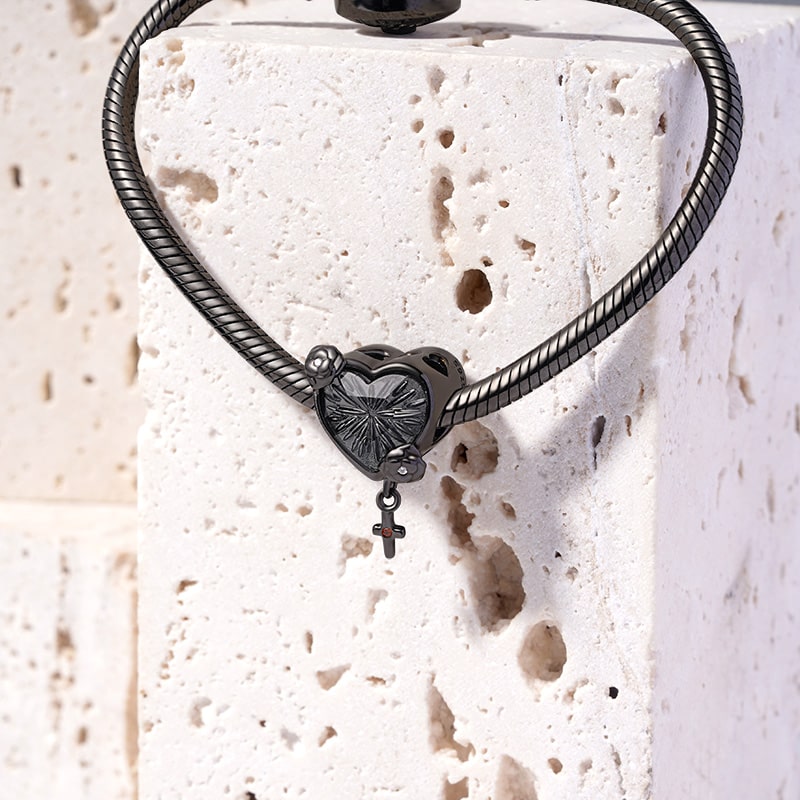 Gnoce Halloween Dark Rose Charm_3