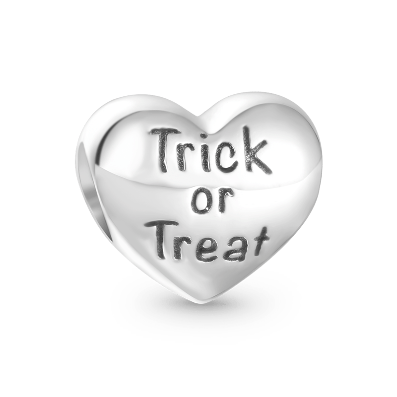 Gnoce Halloween "Trick or Treat" Pumpkin & Cat Heart Charm_2