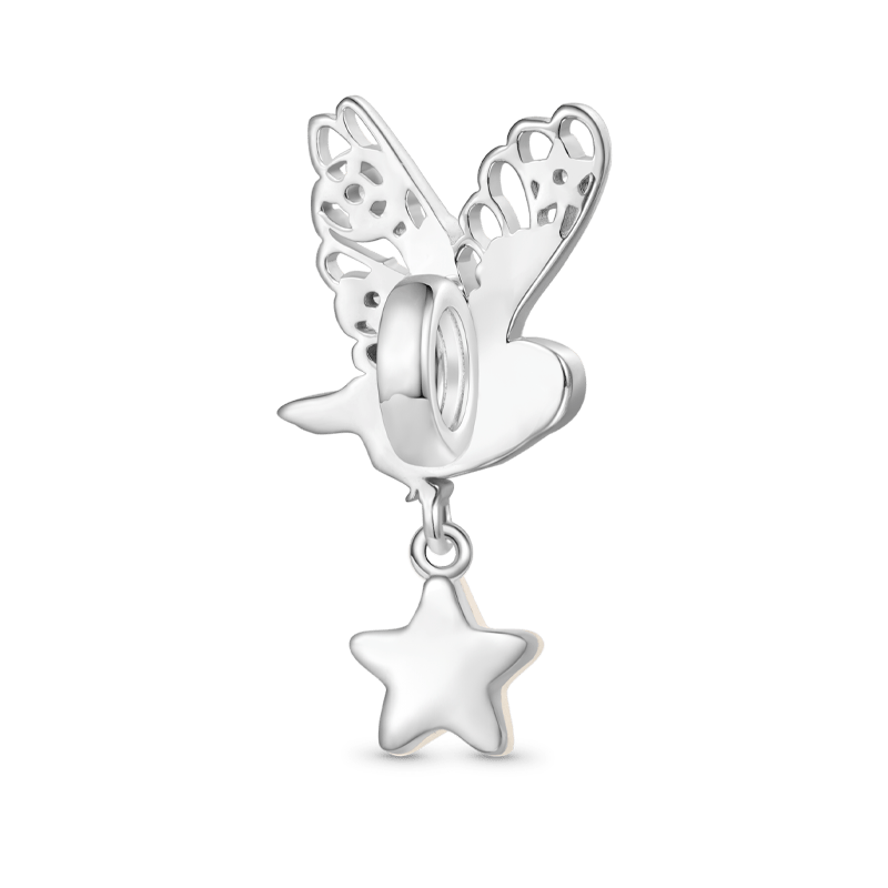 Gnoce Owl with Light Color-changing Star Charm_3