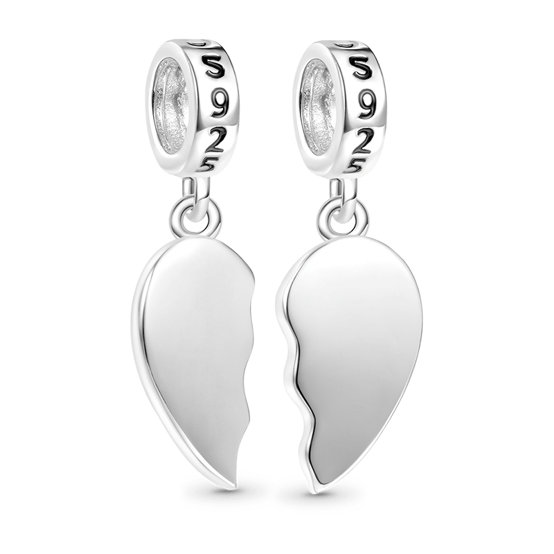 Gnoce Religious Mizpah Heart Pendant Dangle Charm_3