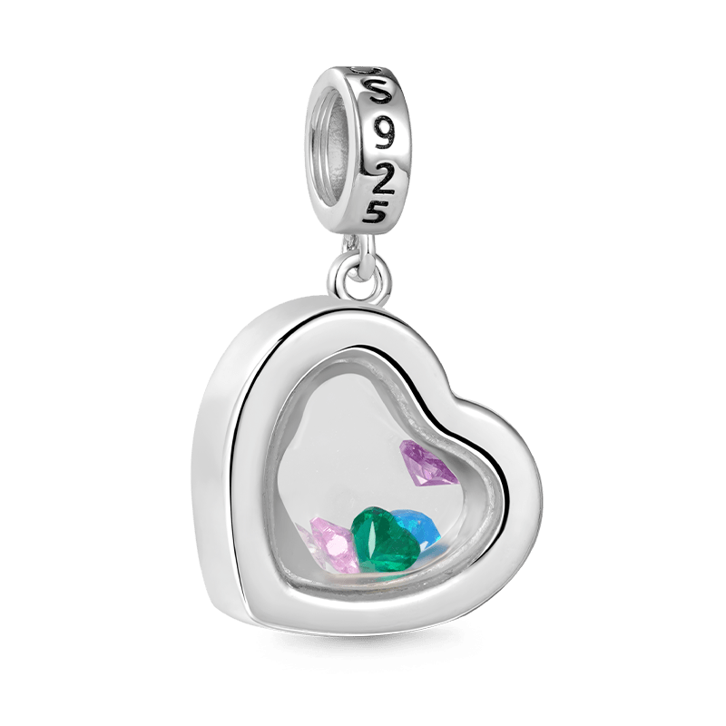 Gnoce Mother Love Child  Birthstone Pendant Dangle Charm_2