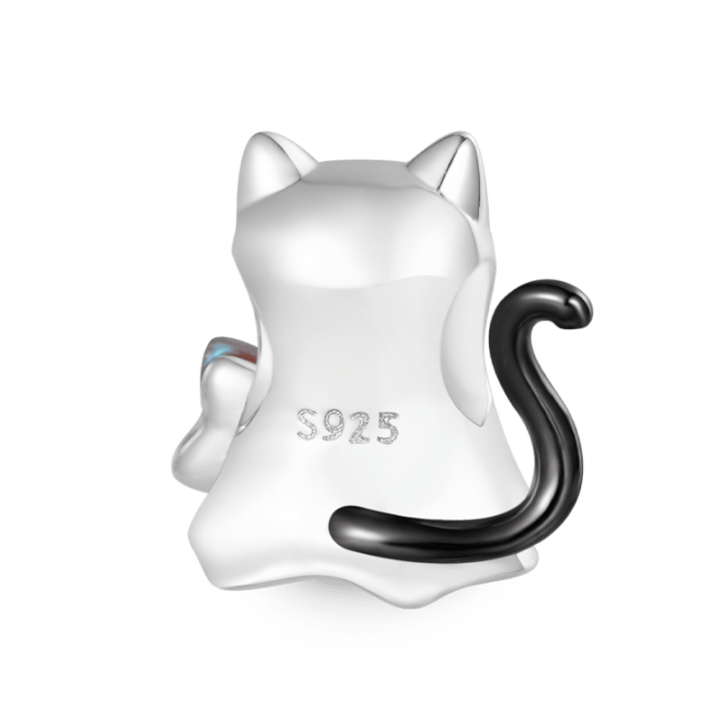 Gnoce Halloween Cat Ghost Charm_2