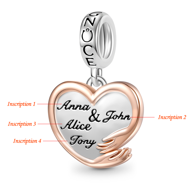 Gnoce Personalized Family Name Pendant Dangle Charm_3