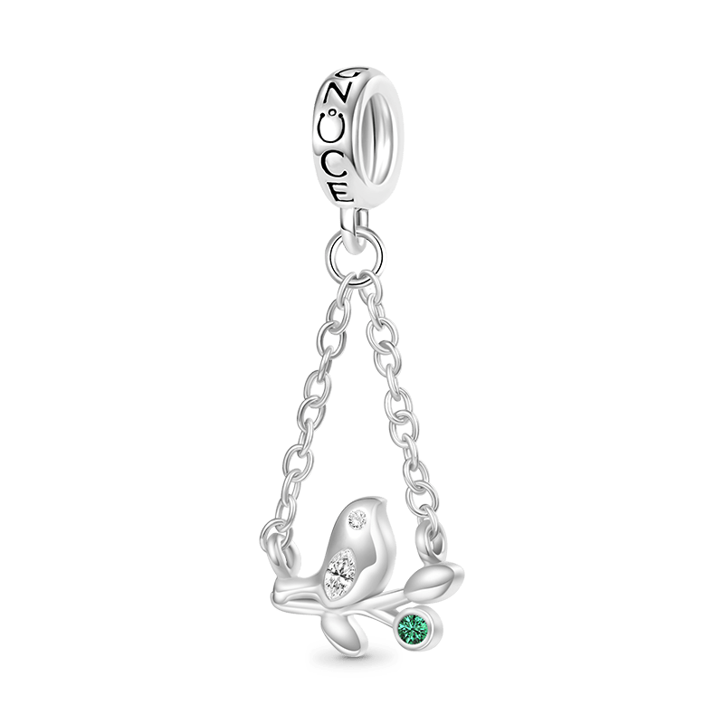 Gnoce Branch Top Bird Pendant Dangle Charm_1