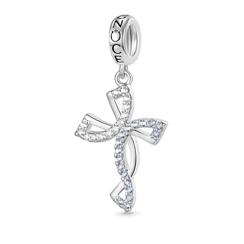 Gnoce Eternal Cross Pendant Dangle Charm_1