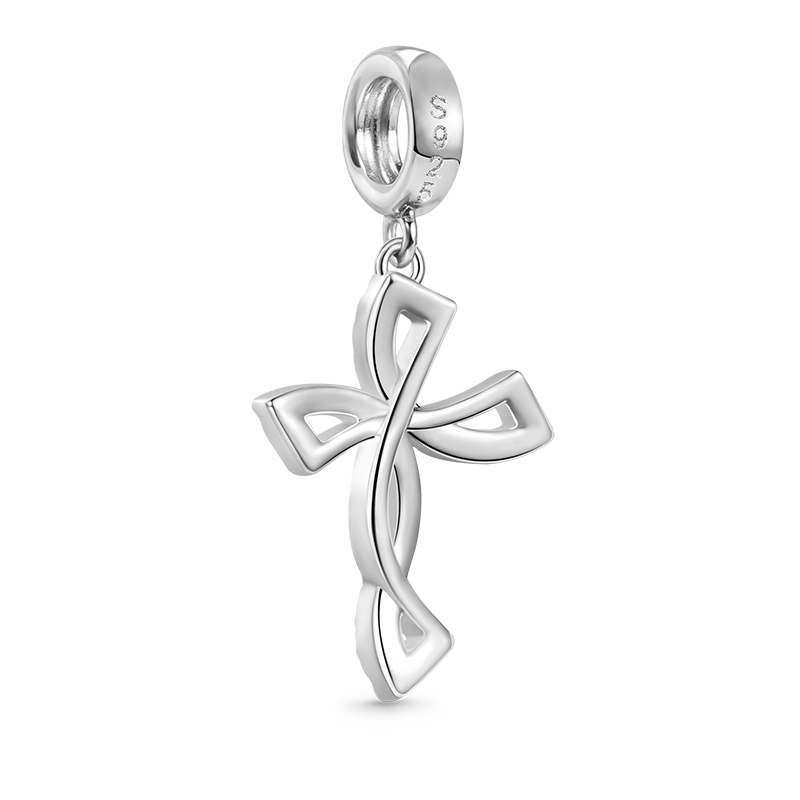 Gnoce Eternal Cross Pendant Dangle Charm_2