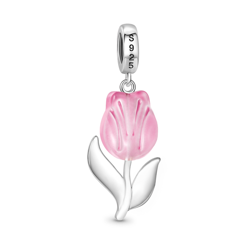 Gnoce Blooming Tulip Pendant Dangle Charm_2